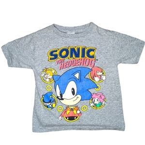 Vintage Delta pro weight tag Sonic the hedgehog youth T-shirt size 4